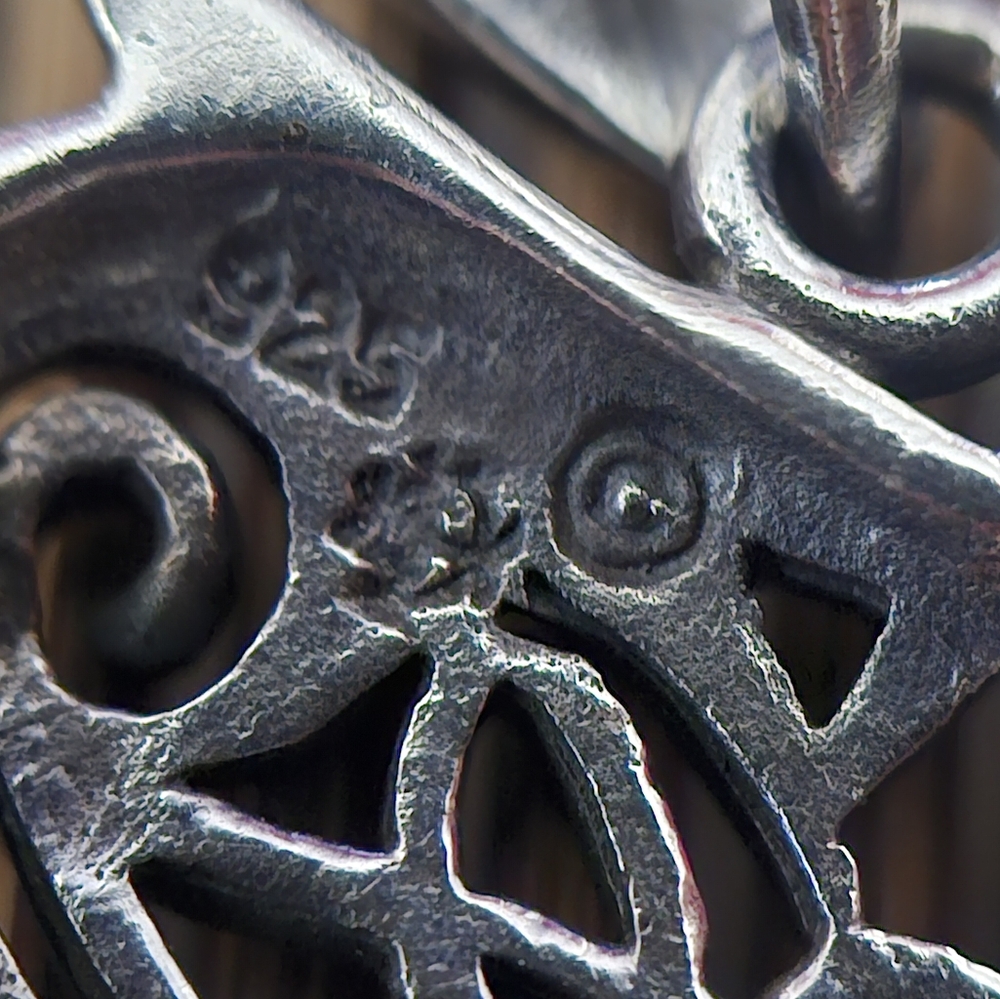 925 Celtic Heart Silver Pendant (Vintage) - Picture 6 of 10